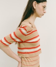 ボーダーレイヤードSET TEE