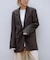 【サステナブル】シングルブレストスリットジャケット/セットアップ対応