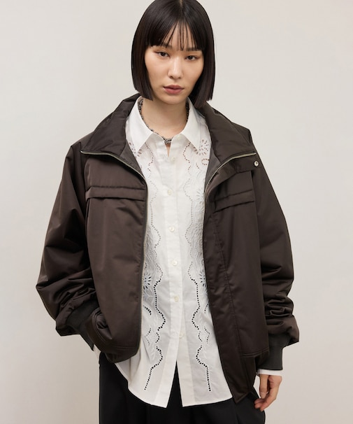 【WEB限定】・【定番】スタンドカラーフライトジャケット