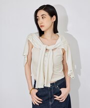 【定番】マルチWAYシアートリコットベロアカーディガン