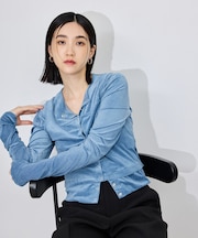 【定番】マルチWAYシアートリコットベロアカーディガン