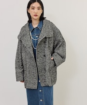 【WEB限定】・【定番】スタンドカラーウールミドルコート