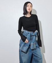 アンチピリングクルーネックフィットプルオーバー