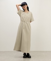 【WEB限定】アシンメトリータックワンピース