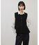 【WEB限定】・【サステナブル】ペプラムニットジレ