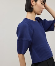 【WEB限定】パフスリーブニットプルオーバー