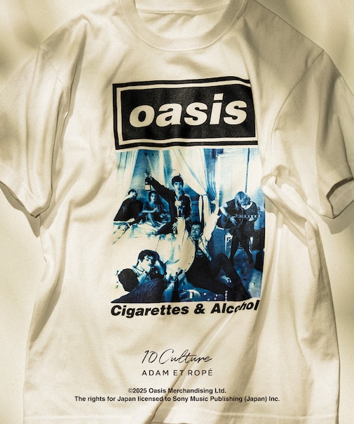 【oasis 10Culture / ADAM ET ROPE'】Artwork design TSH