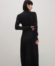 【WEB限定】・【定番】MIXパターンニットワンピース