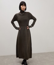 【WEB限定】・【定番】MIXパターンニットワンピース