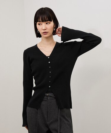 【WEB限定】・【定番】エコベロVネックカーディガン