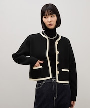 【WEB限定】コンパクトニットジャケット
