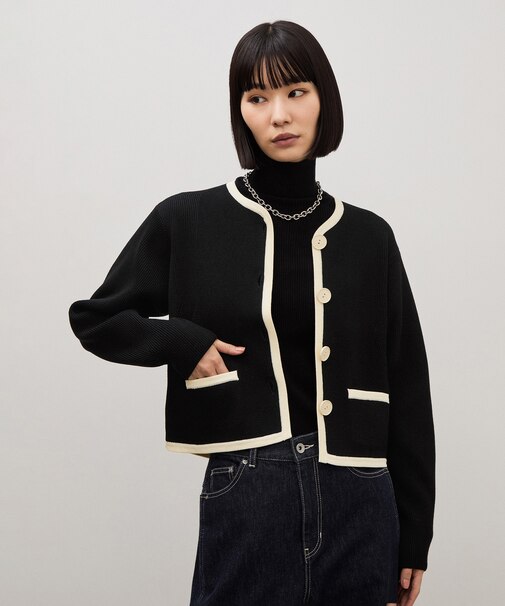 【WEB限定】コンパクトニットジャケット