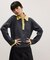 【WEB限定】・【定番】バイカラーポロニットプルオーバー