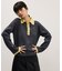 【WEB限定】・【定番】バイカラーポロニットプルオーバー