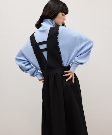 【WEB限定】スカラップディディールAラインワンピース