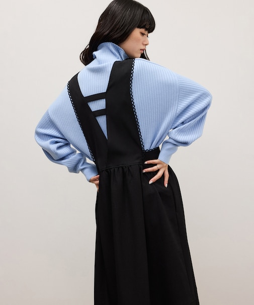 【WEB限定】スカラップディディールAラインワンピース