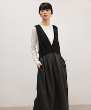 【WEB限定】スカラップディディールAラインワンピース