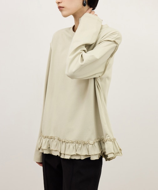 【WEB限定】コットンフリルロンT