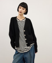 【WEB限定】コクーンミドルカーディガン