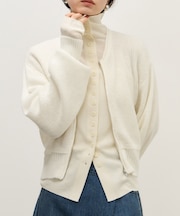 【WEB限定】モヘヤジップカーディガン