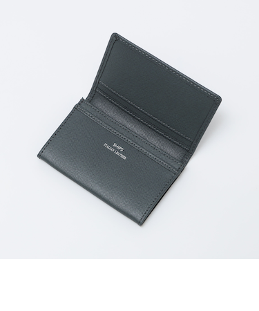 SHIPS:【SAFFIANO LEATHER】イタリアンレザー  カードケース （名刺入れ）