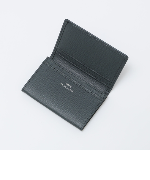 SHIPS:【SAFFIANO LEATHER】イタリアンレザー  カードケース （名刺入れ）