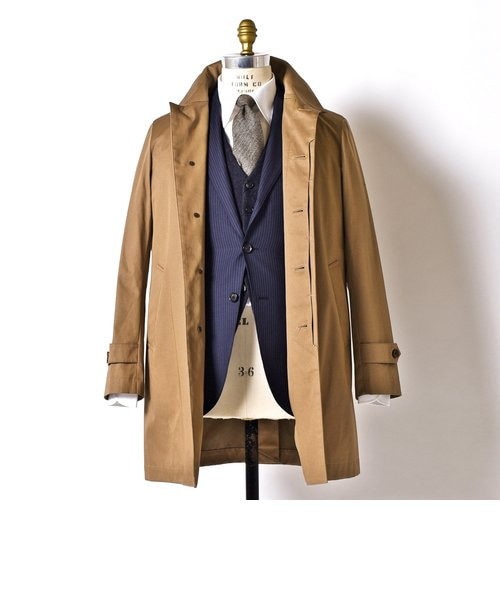 SD: LORO PIANA 【STORMSYSTEM】 コットン ステンカラーコート