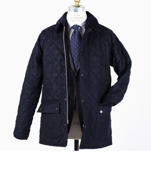 SHIPS: Barbour別注 キルティング/ウール ビデイル Barbour: 別注 キルティング/ウール ビデイル (ソリッド)｜シップスの