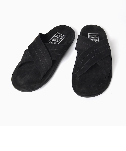 SLIPPER SHIPSシップス別注 クロスストラップ サンダル ISLAND SLIPPER: SHIPS(シップス) 別注 クロスストラップ サンダル