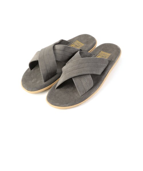  SLIPPER SHIPSシップス別注 クロスストラップ サンダル ISLAND SLIPPER: SHIPS(シップス) 別注 クロスストラップ サンダル