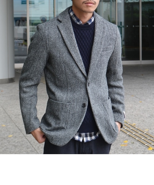 HARRIS TWEED × SHIPSハリスツイード シップス ジャケット SC: 