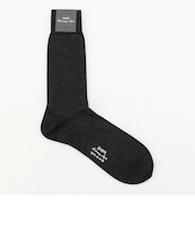 SHIPS: ストライプ（5mm) コットン ドレス ソックス