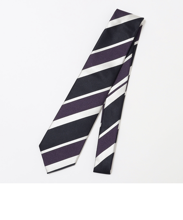 SHIPS: スナゴ/レップ ワイド ストライプ ネクタイ