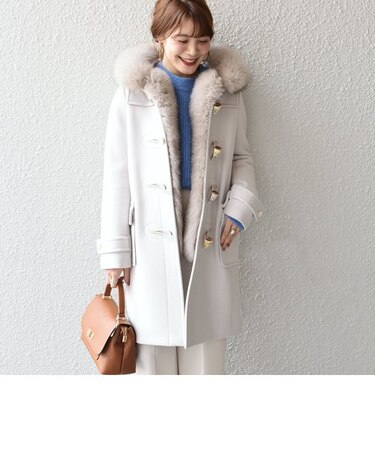 ファーダッフルコート-0369◇｜シップスの通販｜&mall（アンドモール  