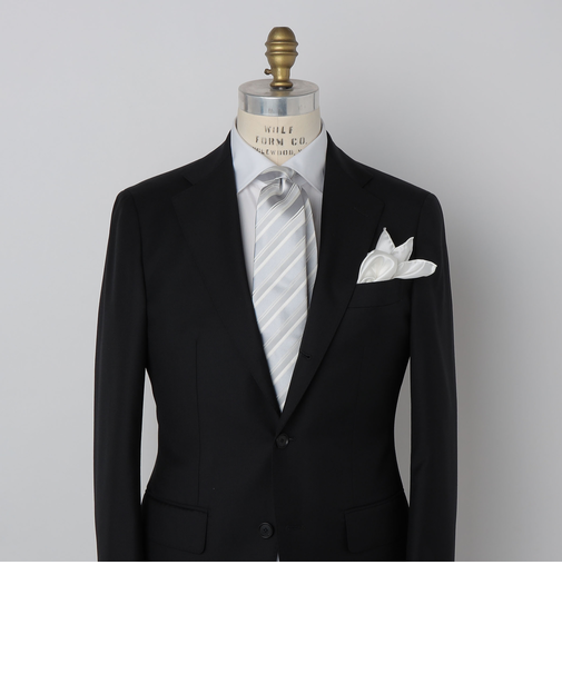 SHIPS: シルバー フォーマル ネクタイ