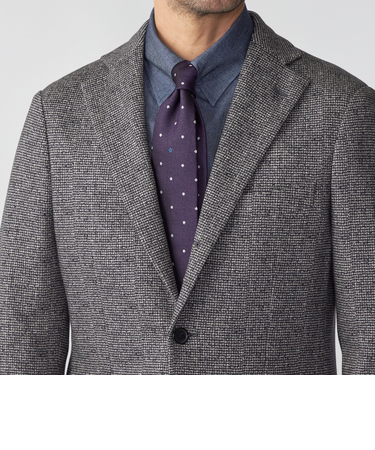 SHIPS: ワンポイント フラワー コモン ネクタイ