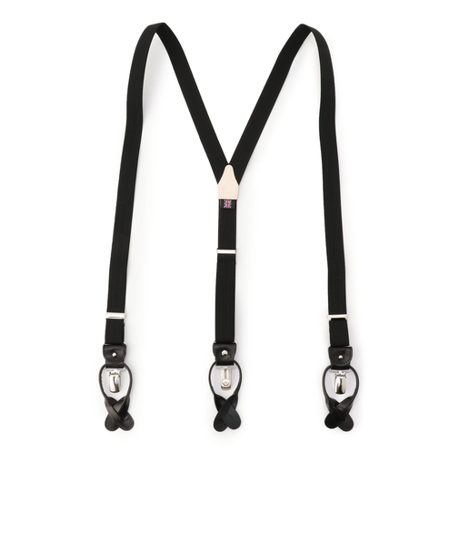 ALBERT THURSTON: 2.5cm ヘリンボーン サスペンダー
