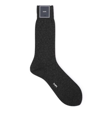 SHIPS: コットン ピンドット ドレス ソックス