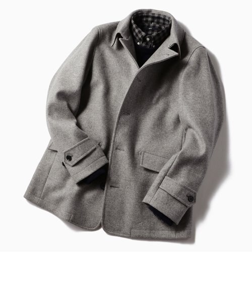 SC: HAMILTON LAMBSWOOL メルトン シングル Pコート｜シップスの通販