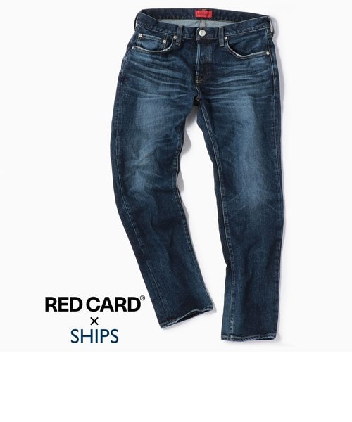 【新品タグ付】RED CARD デニム SHIPS別注 Rhythm ストレッチ WEB限定/SHIPS別注】RED CARD: 別注 ジャストレングス ストレッチ