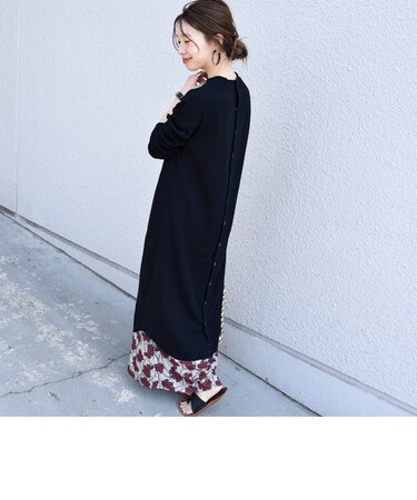 ジャージーテレコスナップ2WAYワンピース◇