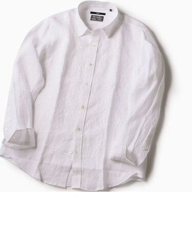 SC: BAIRD MCNUTT アイリッシュリネン レギュラーカラーシャツ
