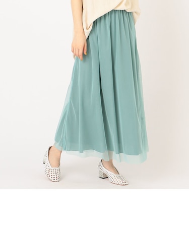 リバーシブルコットンキュプラチュールスカート