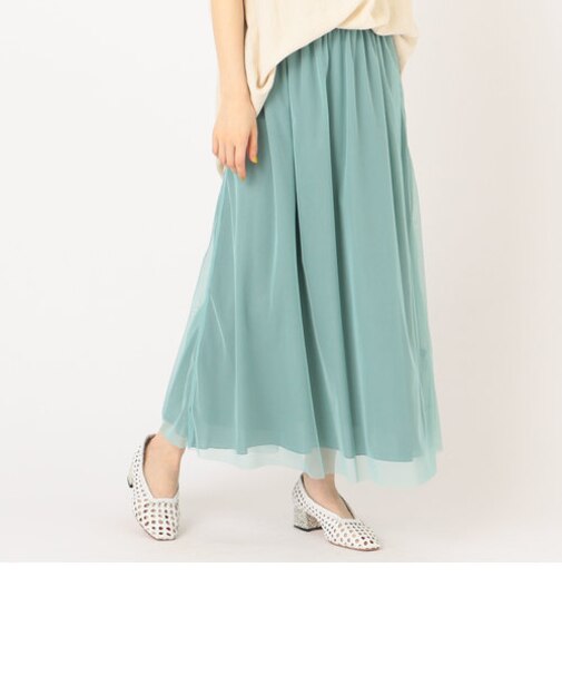 リバーシブルコットンキュプラチュールスカート