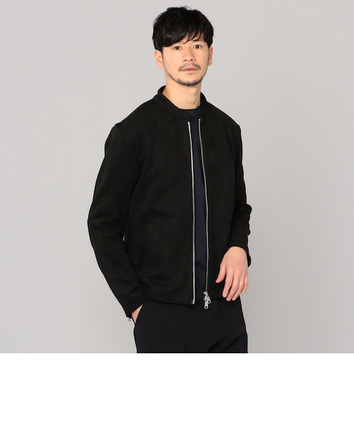 SHIPS マシュマロスエード シングルライダース ジャケット SHIPS: マシュマロスエード シングルライダース ジャケット｜シップス