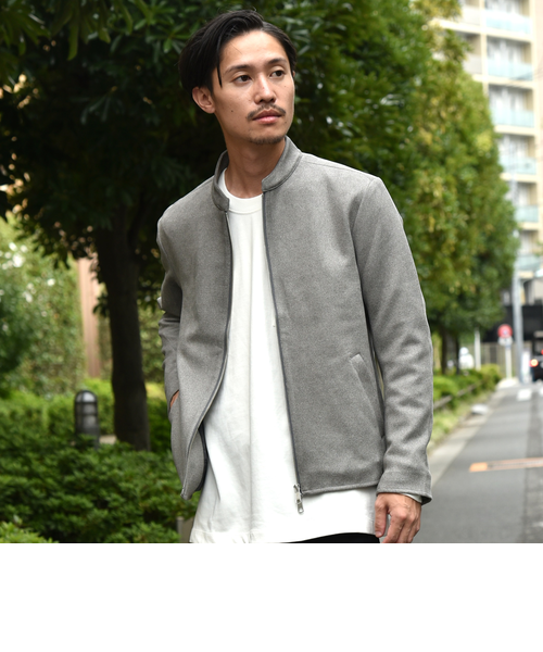 SHIPS: マシュマロスエード シングルライダース ジャケット｜シップス