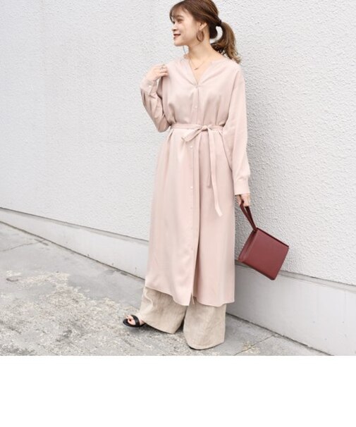 モールスキン羽織ワンピース◇