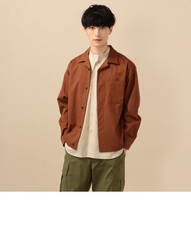 SC: リヨセル/コットン ストレッチ ミリタリー シャツ