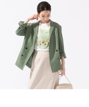 コットンツイルダブルジャケット