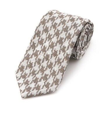 Errico Formicola: ハウンドトゥース ネクタイ
